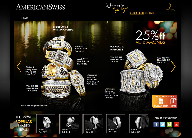 Engagement rings sales american swiss catalogue