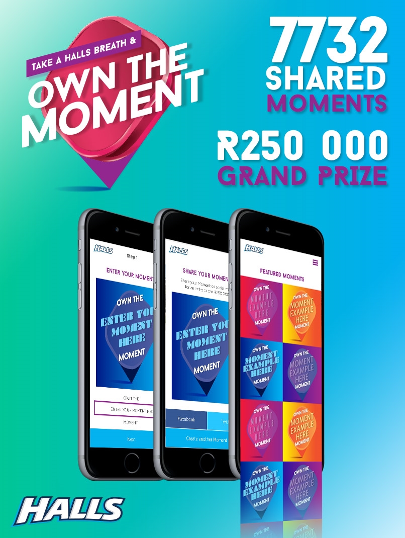 Halls-Own-The-Moment-Microsite