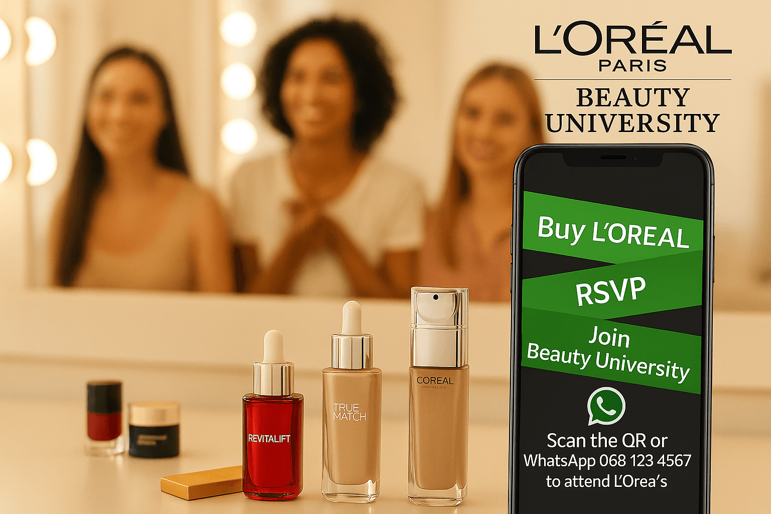 L'Oréal Beauty University WhatsApp Campaign